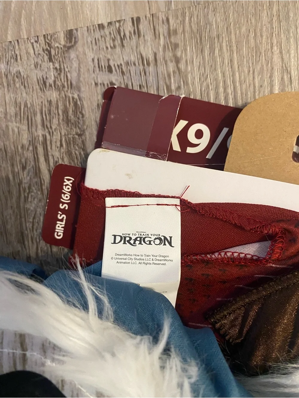 How To Train Your Dragon Girls Jumpsuit Costume, Halloween Costume Size S 6/6X